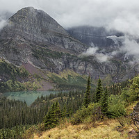 Buy canvas prints of Grinnell Lake from the Trail No. 1 - Glacier NP by Belinda Greb