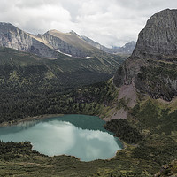 Buy canvas prints of Grinnell Lake from the Trail No. 2 - Glacier NP by Belinda Greb