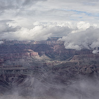 Buy canvas prints of Canyon in Clouds by Belinda Greb