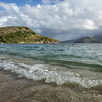 Buy canvas prints of Beach at St. Kitts by Belinda Greb