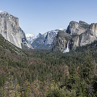 Buy canvas prints of Tunnel View of Yosemite During Spring by Belinda Greb