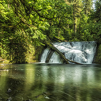 Buy canvas prints of Lower North Falls by Belinda Greb