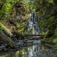 Buy canvas prints of Spirit Falls with Reflections by Belinda Greb
