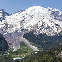 Buy canvas prints of Mount Rainier on the Sunrise Side by Belinda Greb