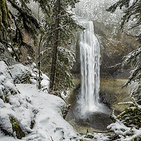 Buy canvas prints of Salt Creek Falls, Another View by Belinda Greb