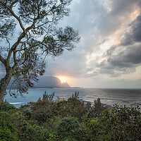Buy canvas prints of Sunset Over Hanalei Bay from St Regis by Belinda Greb