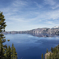 Buy canvas prints of Crater Lake from the Lodge by Belinda Greb