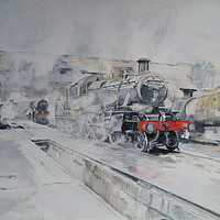Buy canvas prints of Great Central Steam by Martin Howard