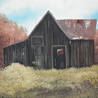 Buy canvas prints of Autumn Barn by Jan Dappen