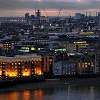 Buy canvas prints of London at Dusk by Richard Cruttwell