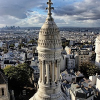 Buy canvas prints of Paris Cityscape by Richard Cruttwell