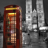 Buy canvas prints of London Telephone Box by Richard Cruttwell