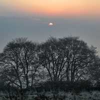 Buy canvas prints of Misty Sunrise by Richard Cruttwell