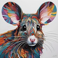 Buy canvas prints of Mouse Portrait by Scott Anderson