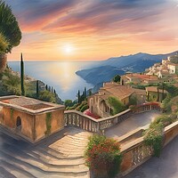 Buy canvas prints of Views from Capri by Scott Anderson