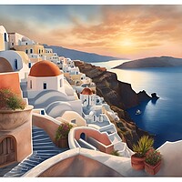 Buy canvas prints of Santorini by Scott Anderson