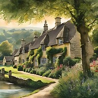Buy canvas prints of Cotswolds by Scott Anderson