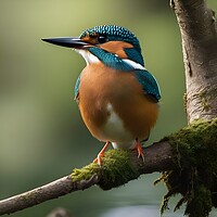 Buy canvas prints of Kingfisher by Scott Anderson