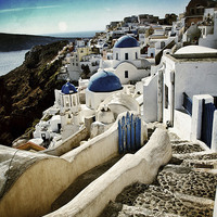 Buy canvas prints of Oia in Santorini by Scott Anderson