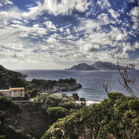 Buy canvas prints of View of Capri by Scott Anderson