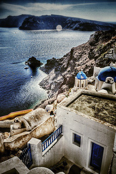 Oia, Santorini, Greece Picture Board by Scott Anderson