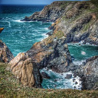 Buy canvas prints of Cornwall Rocks by Scott Anderson