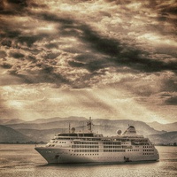 Buy canvas prints of Cruise ship by Scott Anderson