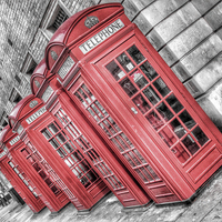 Buy canvas prints of Red London Phone Box by Scott Anderson