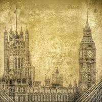 Buy canvas prints of Antique Big Ben by Scott Anderson