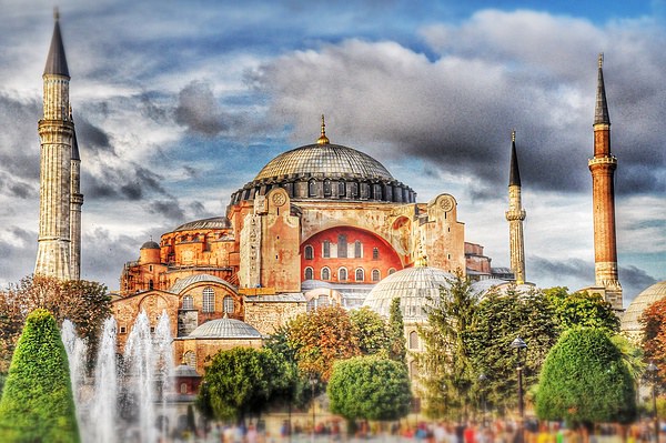  Hagia Sophia Istanbul Picture Board by Scott Anderson