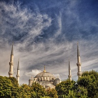 Buy canvas prints of  Blue Mosque Istanbul by Scott Anderson