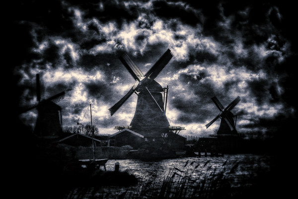 The Old Windmills Picture Board by Scott Anderson