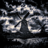 Buy canvas prints of The Old Windmills by Scott Anderson