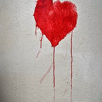 Buy canvas prints of Graffiti Heart by Scott Anderson