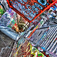 Buy canvas prints of Graffiti Tunnel  by Scott Anderson