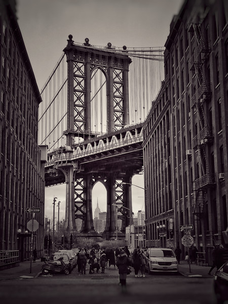 Brooklyn Bridge, New York City  Picture Board by Scott Anderson
