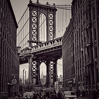 Buy canvas prints of Brooklyn Bridge, New York City  by Scott Anderson