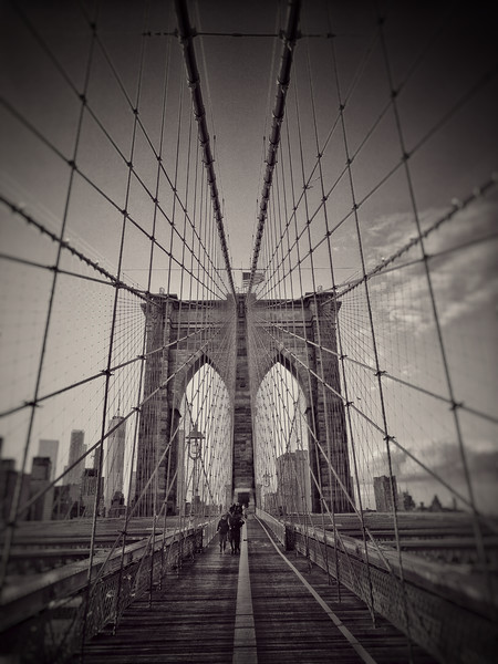 Brooklyn Bridge New York  Picture Board by Scott Anderson