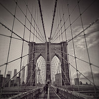 Buy canvas prints of Brooklyn Bridge New York  by Scott Anderson