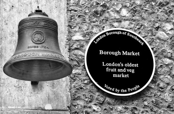 London's Borough Market Picture Board by Scott Anderson