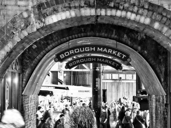 London's Borough Market Picture Board by Scott Anderson