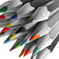 Buy canvas prints of Coloured Pencils by Scott Anderson