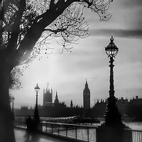 Buy canvas prints of Southbank of London and Big Ben by Scott Anderson