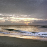Buy canvas prints of Carolina Beach Morning by Greg Mimbs