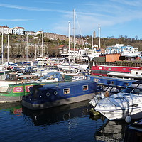 Buy canvas prints of Bristol Marina by Stephen Cocking