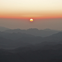 Buy canvas prints of Sunrise over the Sinai by Andy Armitage