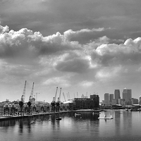 Buy canvas prints of  London Docklands by Andy Armitage