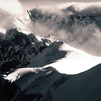 Buy canvas prints of Vallée Blanche  by Andy Armitage