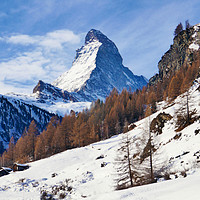 Buy canvas prints of Classic Matterhorn by Andy Armitage