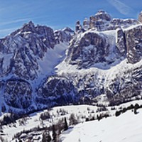 Buy canvas prints of Epic Sella Massif by Andy Armitage